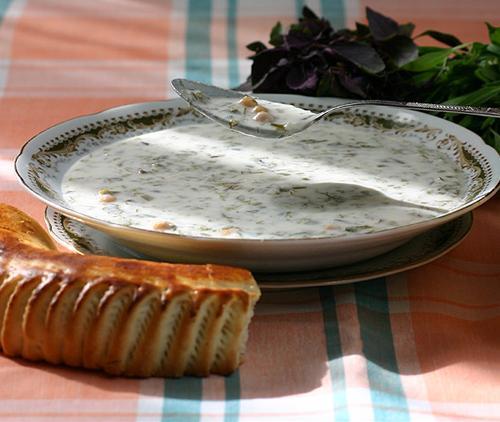 Азербайджанская довга: рецепт холодного супа на лето | Еда на каждый день | Дзен